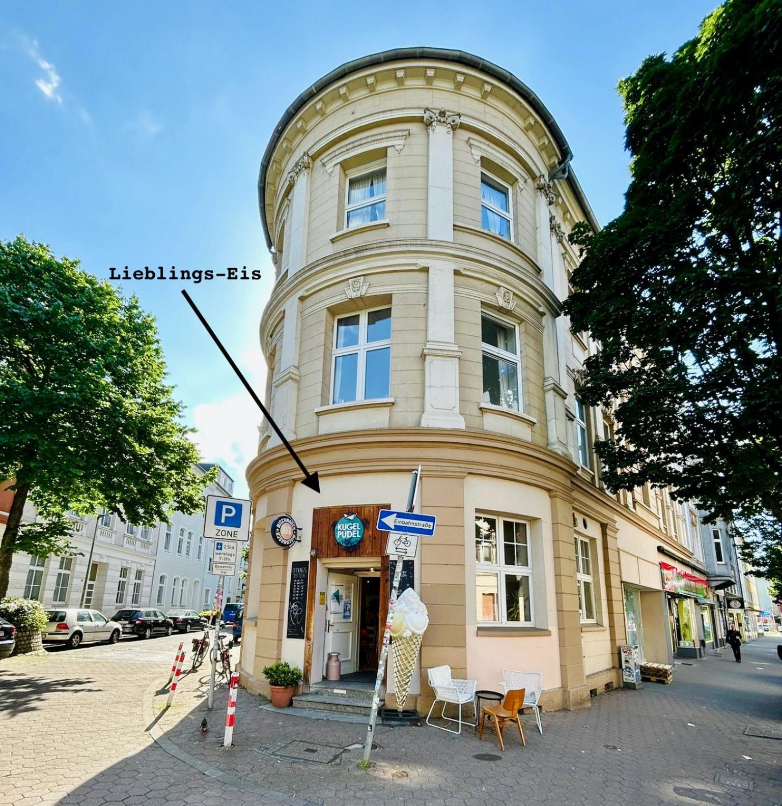 Feelslikehome - Urbane Altbauwohnung Mit Dachterasse& Parkplatz Bochum Exterior foto
